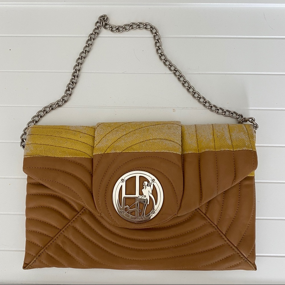 Henri Bender shoulder bag beige brown